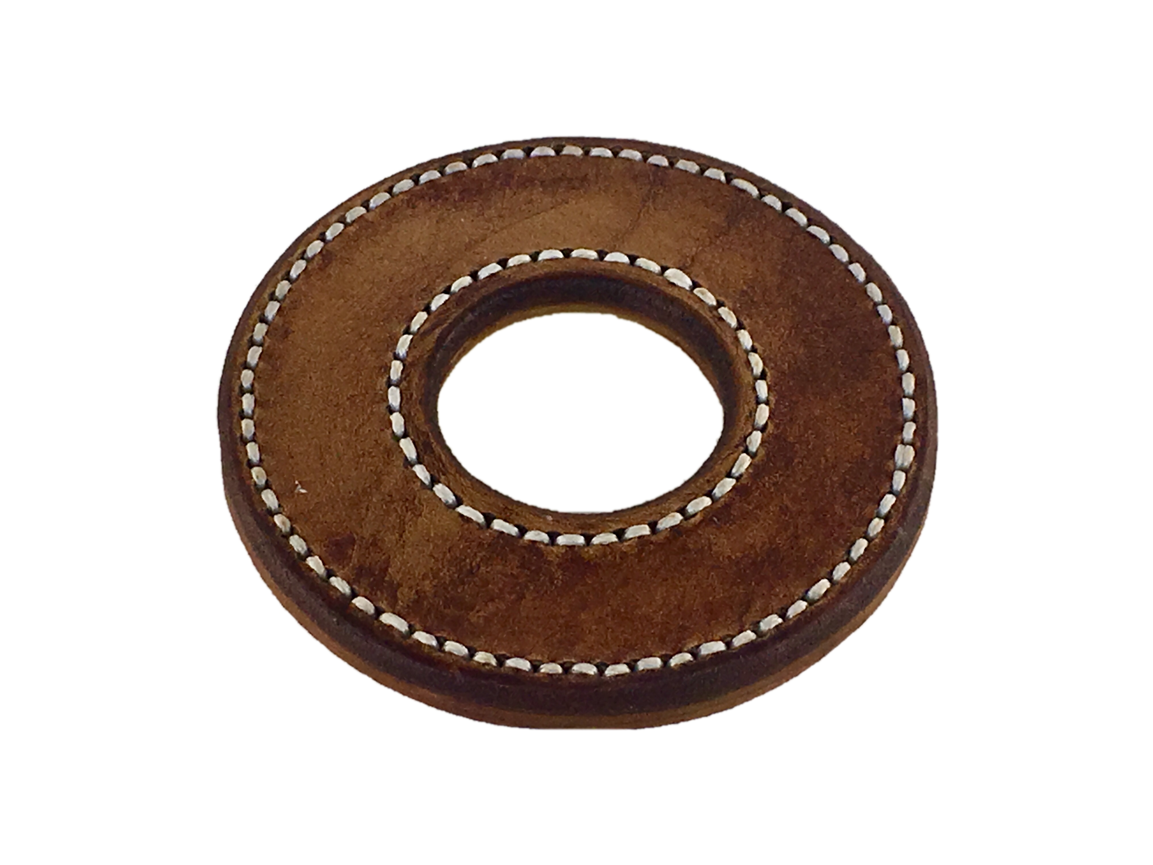 Handgefertigte Ledertsuba für Kendo-Shinai im Plain-Design